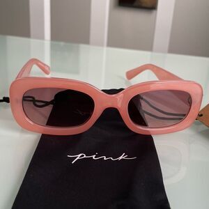 NWT PINK Victoria’s Secret Retro Rectangle Sunglasses
